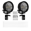 XATVXUTV A-Pillar LED Pod Lights for Honda Pioneer 520 2021-2025/500