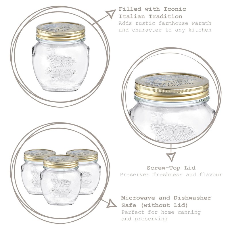 Bormioli Rocco Quattro Stagioni Amphora Jar - .5L (17 oz)