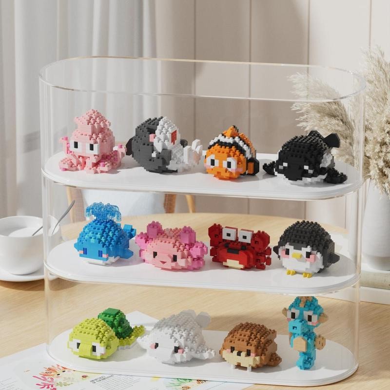 Cute Animal Design Building Blocks, Mini Blocks Building Toy, Creative