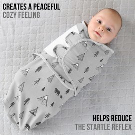 Baby Swaddle Blanket with Zipper, Newborn Swaddle Sack, Baby Swaddles Sleep Sack 3-6 Months, Baby Swaddle Wrap with Easy Change Zipper for Baby Boy & Baby Girl, 3-Pack