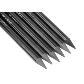 6 Packed Woodless Graphite Pencil, Charcoal Sticks Soft Pencil Set, No Wood Pencils HB 2B 4B 6B 8B EE for Artist Beginner Graphite Drawing Writing Doodling Gift