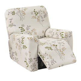 HAOYONG Recliner Chair Covers Stretch Recliner Slipcovers Washable Lazyboy Recliner Cover 4 Pieces Covers for Recliners 1 Seat Recliner Couch Covers Furniture Protector Prevent Stain and Pets Hair
