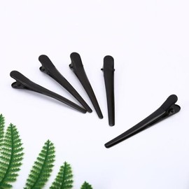 Black basic bangs clip salon clip hair clip updo clip / 블랙 기본 앞머리집게 미용실집게 헤어핀 올림머리핀