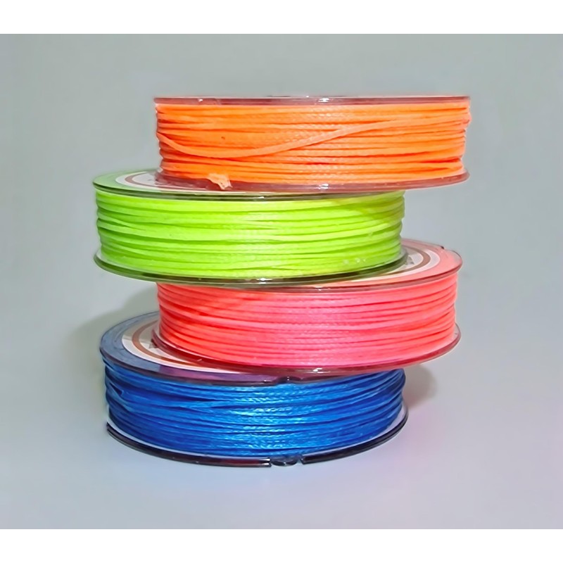 Vibrant 1mm 25mt Whipping Twine Waxed Thread Polyester Spool Rope,