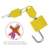 10 Pack Suitcase Lock with Key Small Padlock Luggage Lock