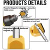 4Pcs Screwdriver Head Magnetic Ring, Screw Ring Set Removable Household