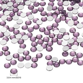 PATIKIL SS16 1440 Pieces Rhinestones for Crafts and Rhinestones for Crafts Costume Makeup (Lotus Purple)