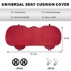 ZNDAW Back Car Seat Cover, Anti-Slip Breathable Linen Bottom Seat