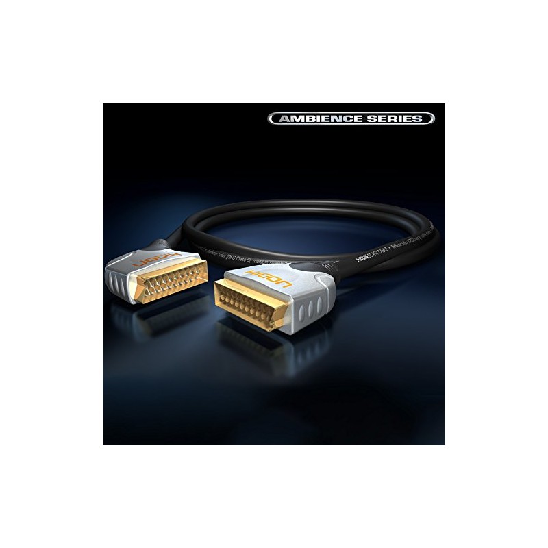 HICON Ambience HIA-SASC-0300 Scart Cable 3 m Angled 45° Plug