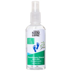 Desodorante para pies Liquido de Piedra de Alumbre De Potasio-Sin Clorhidrato De Aluminio Alcohol- Elimina El Mal Olor  bienestar NEEM ERFRE          