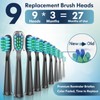 Ultrasonic Toothbrush for Adults Sonic Toothbrush, 9 Brush Heads, 5