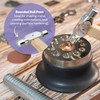 The Beadsmith Ball-Peen Hammer – Dual-Faced Metalworking Tool, 9 Inches,