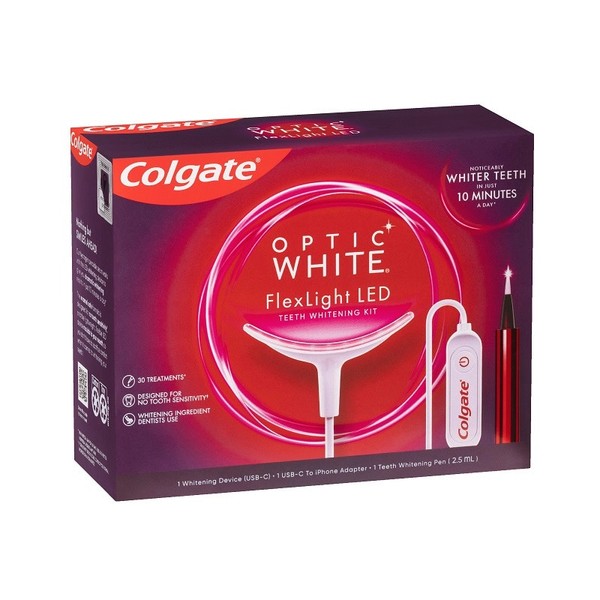 Colgate Optic White FlexLight LED Teeth Whitening Kit