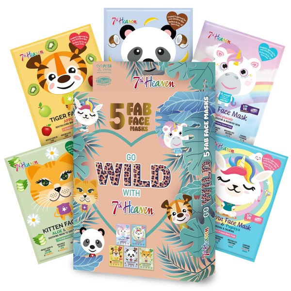 7th Heaven Go Wild Face Mask Gift Set - 5