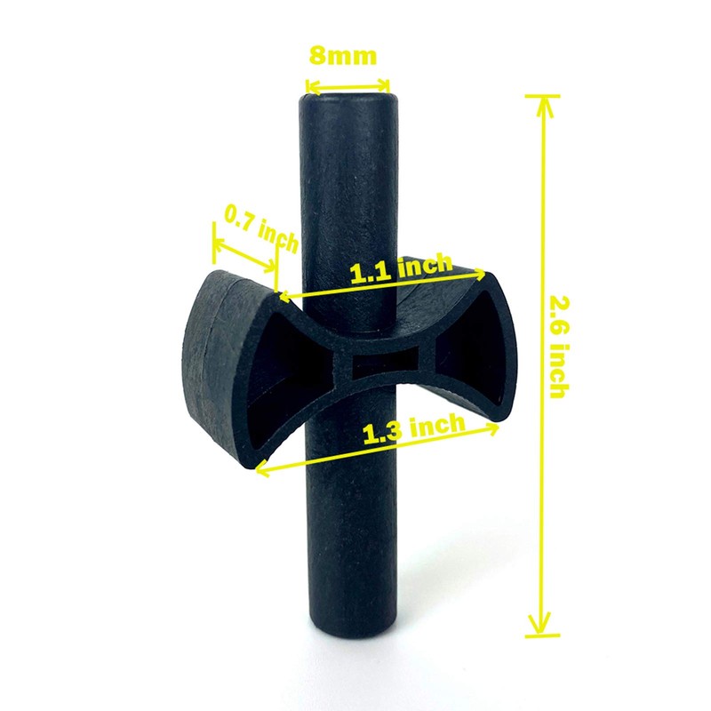 12 Pieces Trampoline Enclosure Pole Gap Spacers -Trampoline Plastic Safety