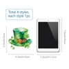 GORGECRAFT 4Pcs 4 Styles 16CM Saint Patrick's Day Window Clings