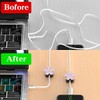 Magnetic Cord Organizer, Easy Secure Adhesive Cable Management, Wire Holder
