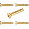 10-32 x 3/4" - Solid Brass Flat Head Phillips Drive