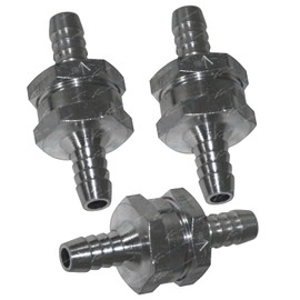 3 Pack of 8mm 5/16" One Way Non Return Fuel Line Check Valve Petrol Diesel Water
