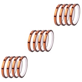 STOBOK 12rolls High-temperature Resistant Polyimide Tape for Soldering and Circuit Board Insulation for Electrical Insulation and Printing Applications