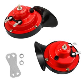 Car Horn, 12V 300DB Super Loud Horns, Waterproof Dual Truck Horns, Universal Fit Kit Replacement Car Horns for Cars, Motorcycles, Trucks, Trains and Boats (2 PCS)