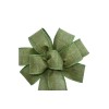 Handmade Small 5-6" Hand Made Wired Wreath Bow -Linen -