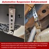joytrace 3" Exhaust Hangers Kit 12PC - 360° Swivel Clamps