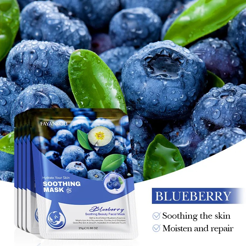 🔥 10pz mascarilla hidratante veg frutal para toda piel Vitaminas