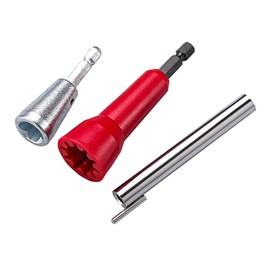 Minrnovas 3PCS Wire Nut Twister,Wire Twister Tool for Drill,Spin Twist Wire Connector Socket,Wire Connector Driver with 1/4" Chuck,Wire Stripping and Twisting Tool for Cable Quick Stripping