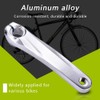 Vbestlife Bicycle Crank, Bicycle Left Crank Aluminium Alloy for 590