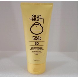 Sun Bum 3 PACK SunBum Kids SPF 50 Clear Sunscreen Lotion Broad Spectrum EXP 06/25 NEW