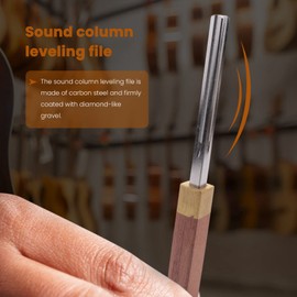 Littlecatch Guitar Fret Crowning File,Fret Edge File,Fret End Rounded Tool,Three Radius Slot&File,Multi-Function Guitar Fret Tools