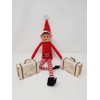 Elf GAMES Accessories Props Put Ideas Kit Christmas Decoration Joke (2X Elf SUITCASE Travel box))