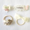 XYNAME 4pcs Hair Ties and Hair Claw Clips Set for