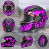 Fashion Kids Motorcycle Helmets Teen Motor-Bike Scooter Biker BMX Four