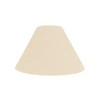 Lamp-shade K-27100 Catch-Type Replacement Lampshade Cotton Fabric, Light Beige, Diameter