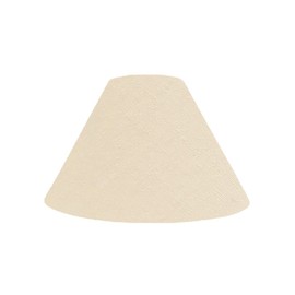 Lamp-shade K-27100 Catch-Type Replacement Lampshade Cotton Fabric, Light Beige, Diameter 10.6 inches (27 cm)