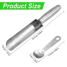 Meatball Maker, Creative Kitchen Meat Baller Spoon with Cutting Spade Stainless Steel None-Stick DIY Scoop Easy Meatball Maker Mold Set for Home Cooking Tool (Single Tube)