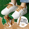 DELELE Flat Elastic Shoe Laces: Light Brown Stretch Shoelaces for