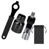 QMLING Bicycle Crank Extractor Puller, Bike Crank Removal Tool Set,