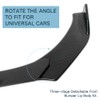 DREAMIZER Universal Front Bumper Lip Strut Rod Spoiler Wing Wide