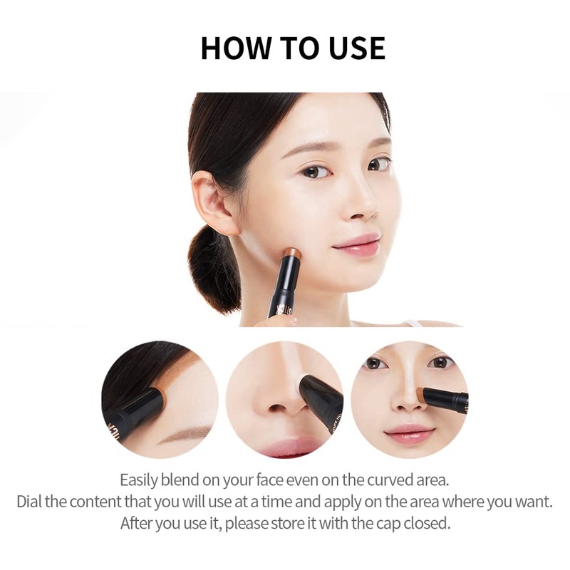 ETUDE Play 101 Stick Duo #03 / Nose Shadow /