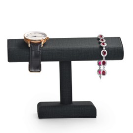 Woodten Dark Green Jewellery Stand Leather Watch Stand Jewellery Display Stand Bracelet Stand Jewellery Storage Watch Organizer Watch Stand for Men