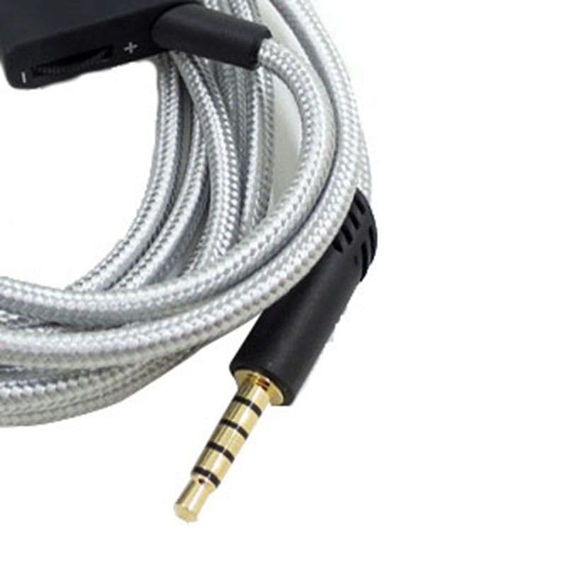 Headphone Cable with Volume Control Adjustable Gaming Headset Cable with