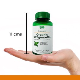 5H8 Nutrition Aceite de Orégano | 120 caps | 100% Natural | Adicionado con Aceite de Oliva | 25 mg de Carvacrol | 60 porciones | Suplemento Alimenticio