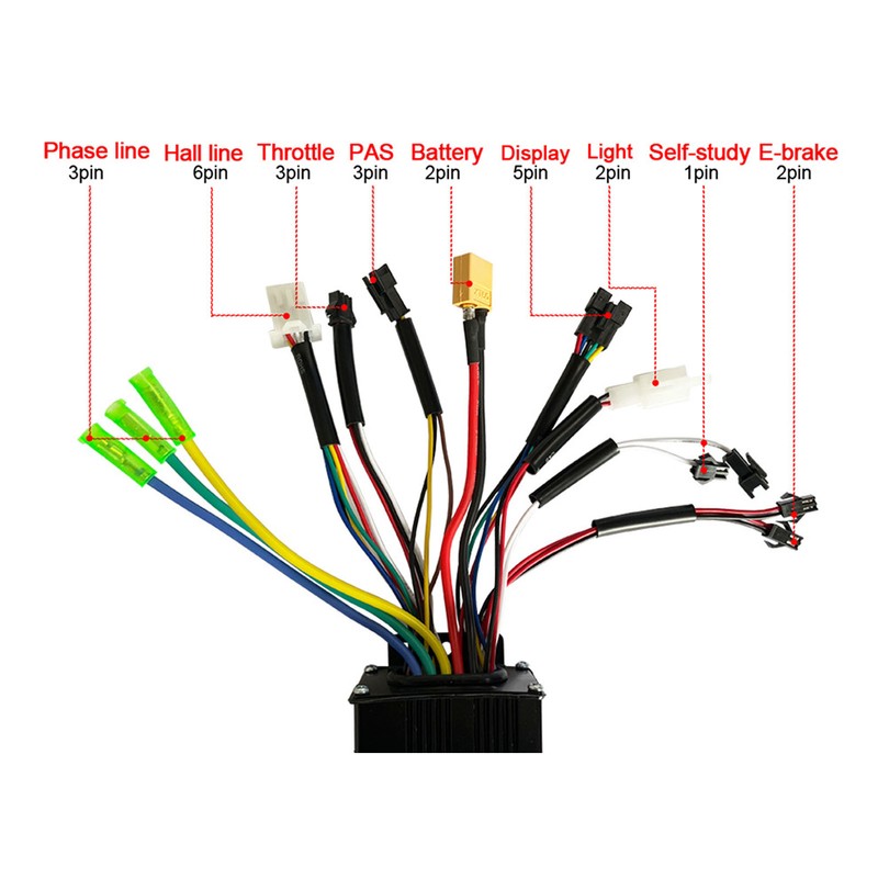 Electric Bike Conversion Kit 26A Controller S866 Display Panel 130X