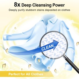 Binbata Laundry Detergent Sheets, Up To 128 Loads Champagne Scent Hypoallergenic Eco-Friendly, Biodegradable Plastic Free Liquidless Laundry Sheets Suitable for Sensitive Skin