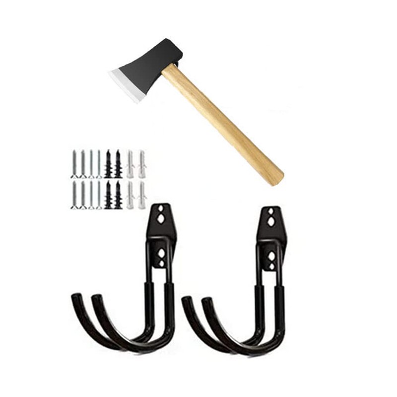 zoele Wall Mount Axe Hanger, Axe Rack Holder, Pickaxe Wall