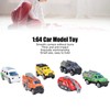6pcs 1:64 Alloy Diecast Vehicle Model Simulated Exquisite Car Model
