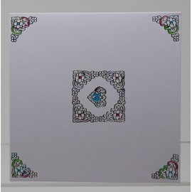 Peel Off Stickers x 12 Sheets of Multi Colour Boarders and Corners